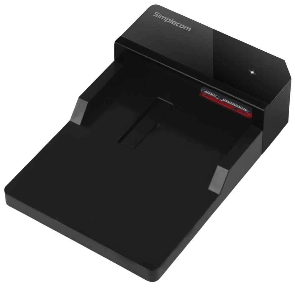 Simplecom SD323-BK USB 3.0 SATA 2.5"/3.5" Hard Drive Docking Station - Black