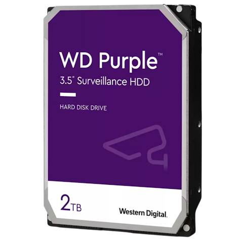 WD Purple WD22PURZ 3.5" 2TB 256MB Surveillance HDD