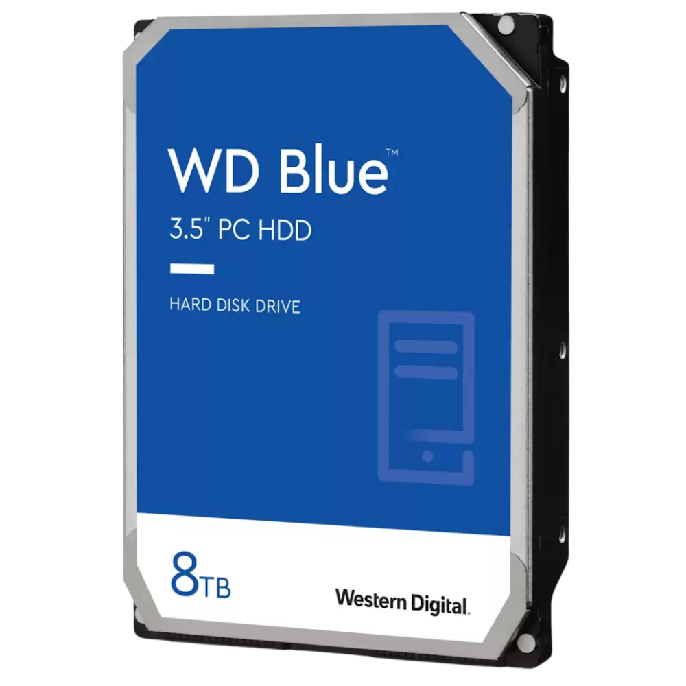 WD Blue 3.5" Desktop HDD - 8TB 128MB