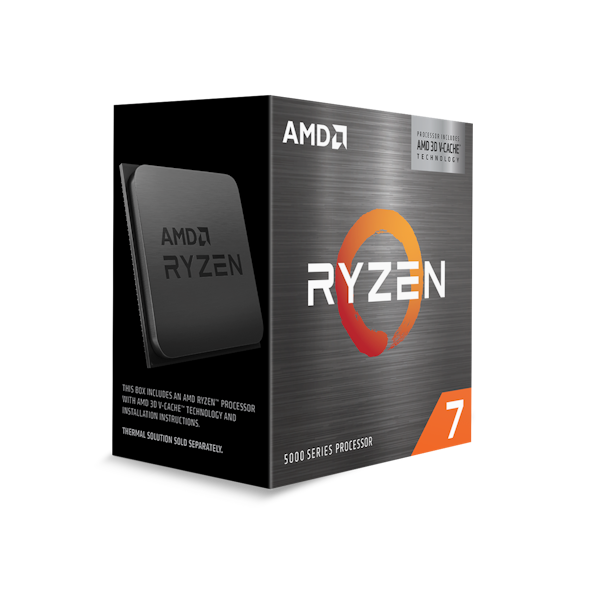 AMD Ryzen 7 5800X3D 8 Core 16 Thread Up To 4.5Ghz AM4 - No HSF