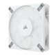 A small tile product image of Corsair AF120 ELITE High-Performance 120mm PWM Fluid Dynamic Bearing Fan — White
