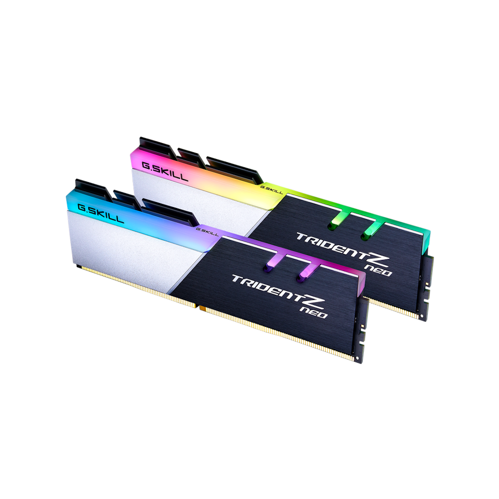 G.Skill 16GB Kit (2x8GB) DDR4 Trident Z RGB Neo C16 3600Mhz - Black
