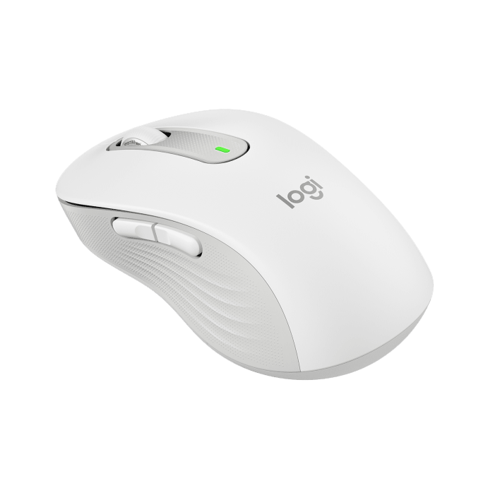 A large main feature product image of Logitech Signature M650 Wireless Mouse Off-White