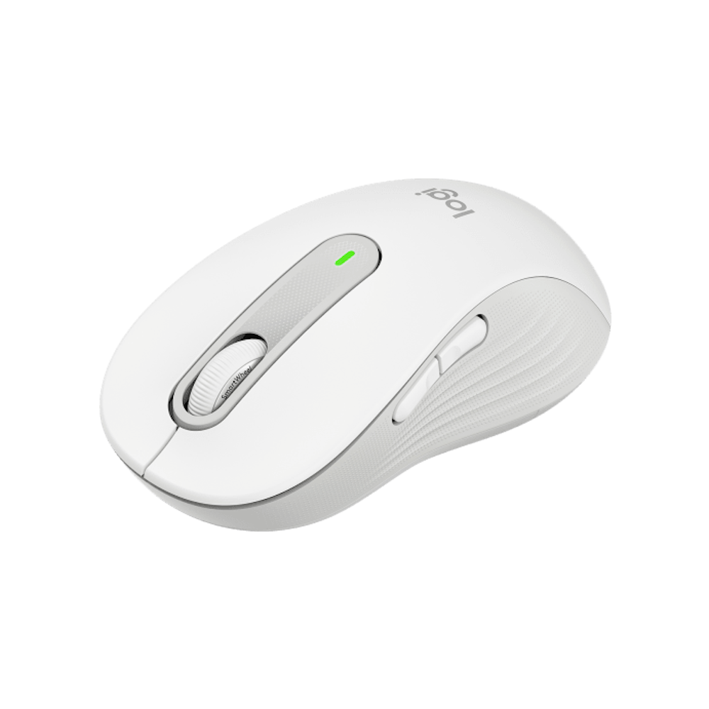 A large main feature product image of Logitech Signature M650 Wireless Mouse Off-White