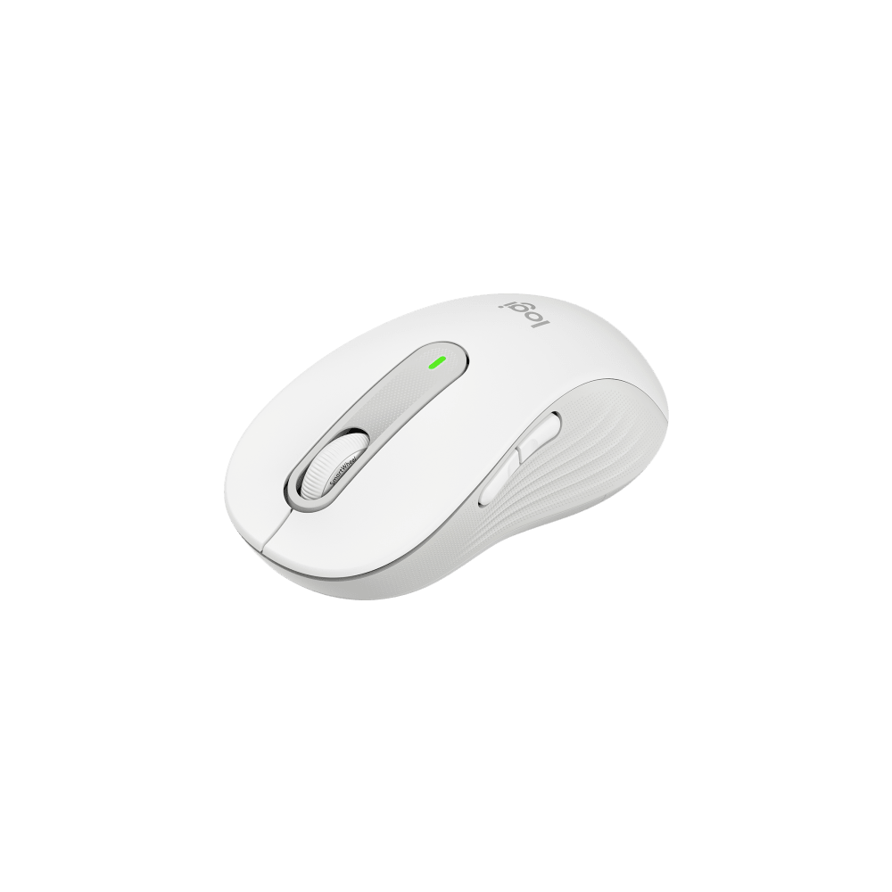 A large main feature product image of Logitech Signature M650 Wireless Mouse Off-White