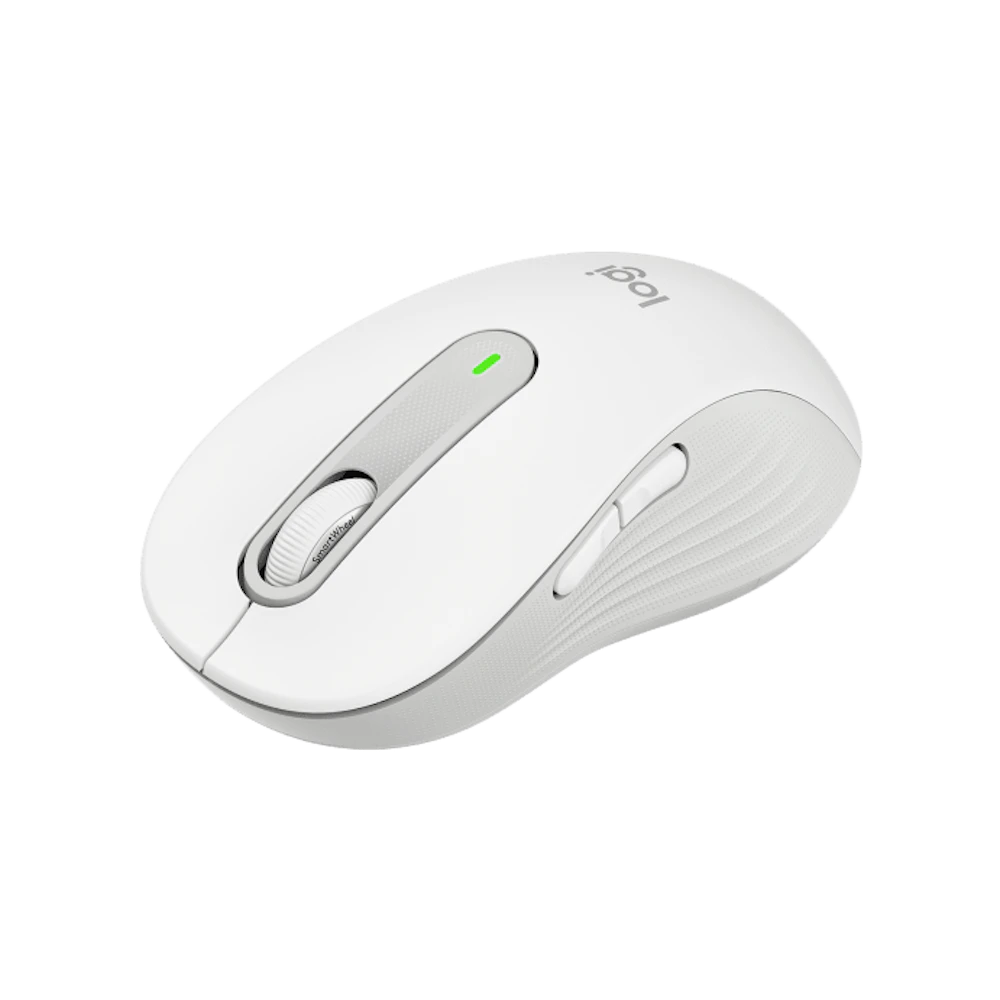 A large main feature product image of Logitech Signature M650 Wireless Mouse (Off-White)