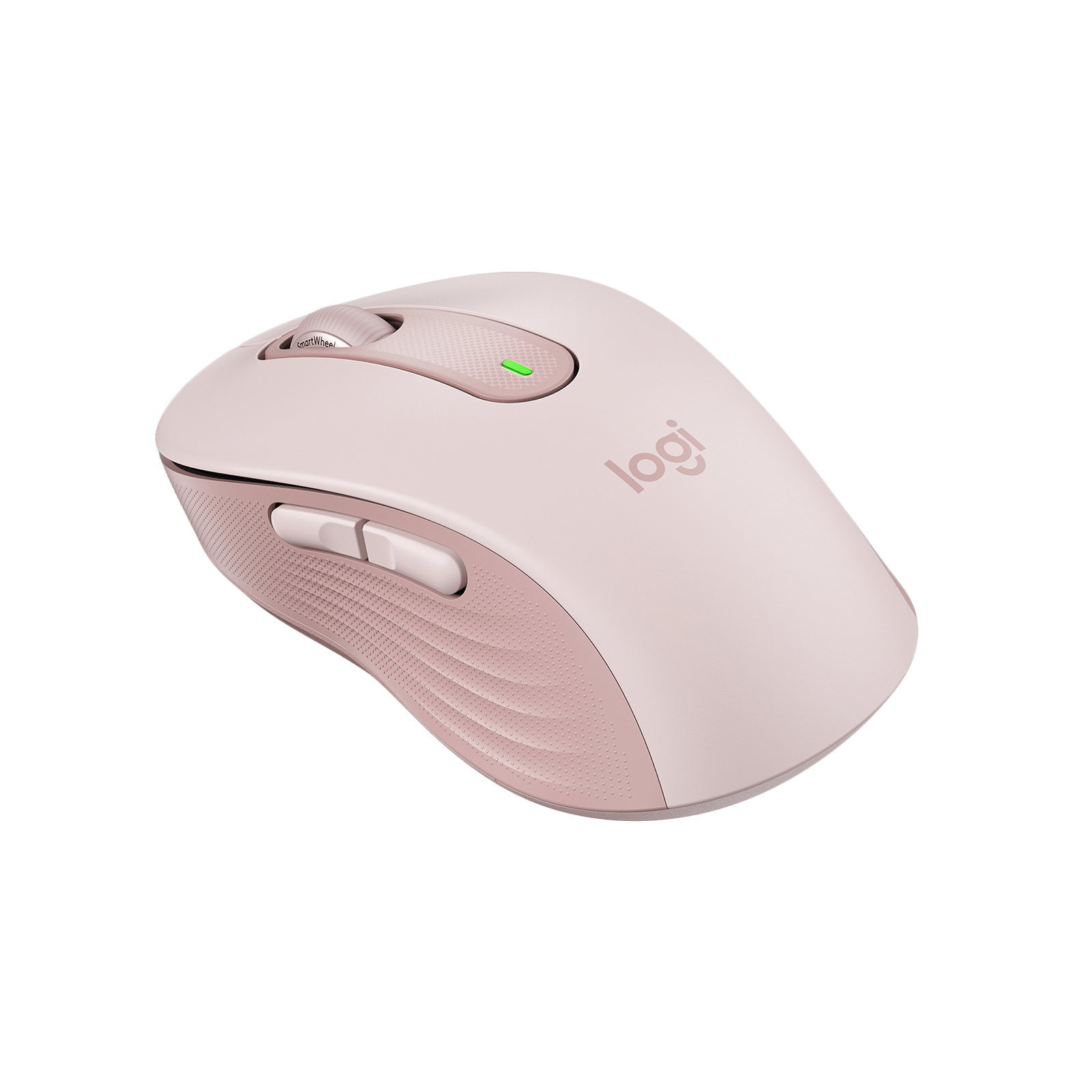 A large main feature product image of Logitech Signature M650 Wireless Mouse Rose