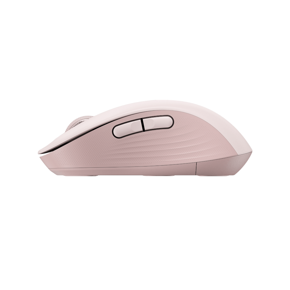 A large main feature product image of Logitech Signature M650 Wireless Mouse Rose
