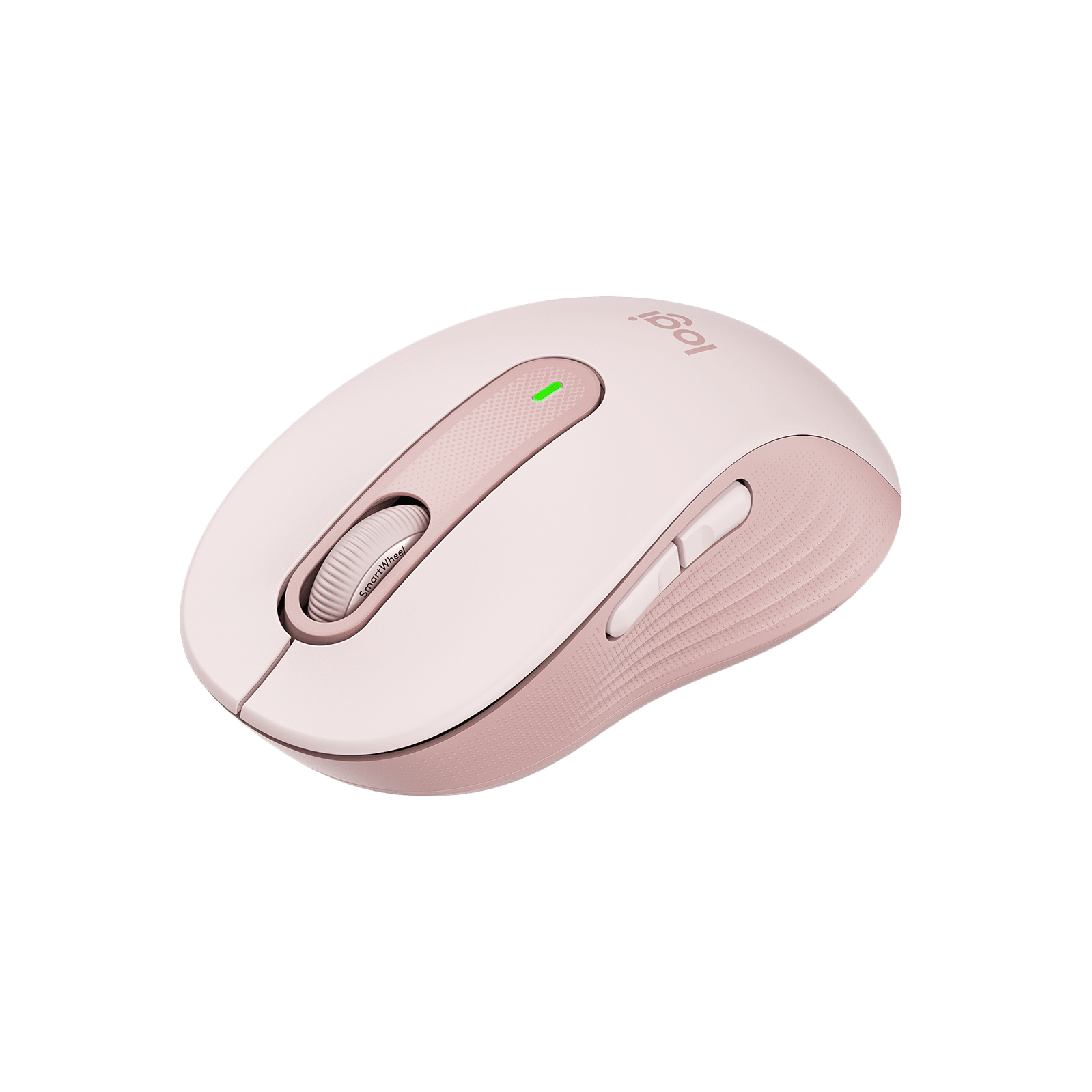 A large main feature product image of Logitech Signature M650 Wireless Mouse Rose