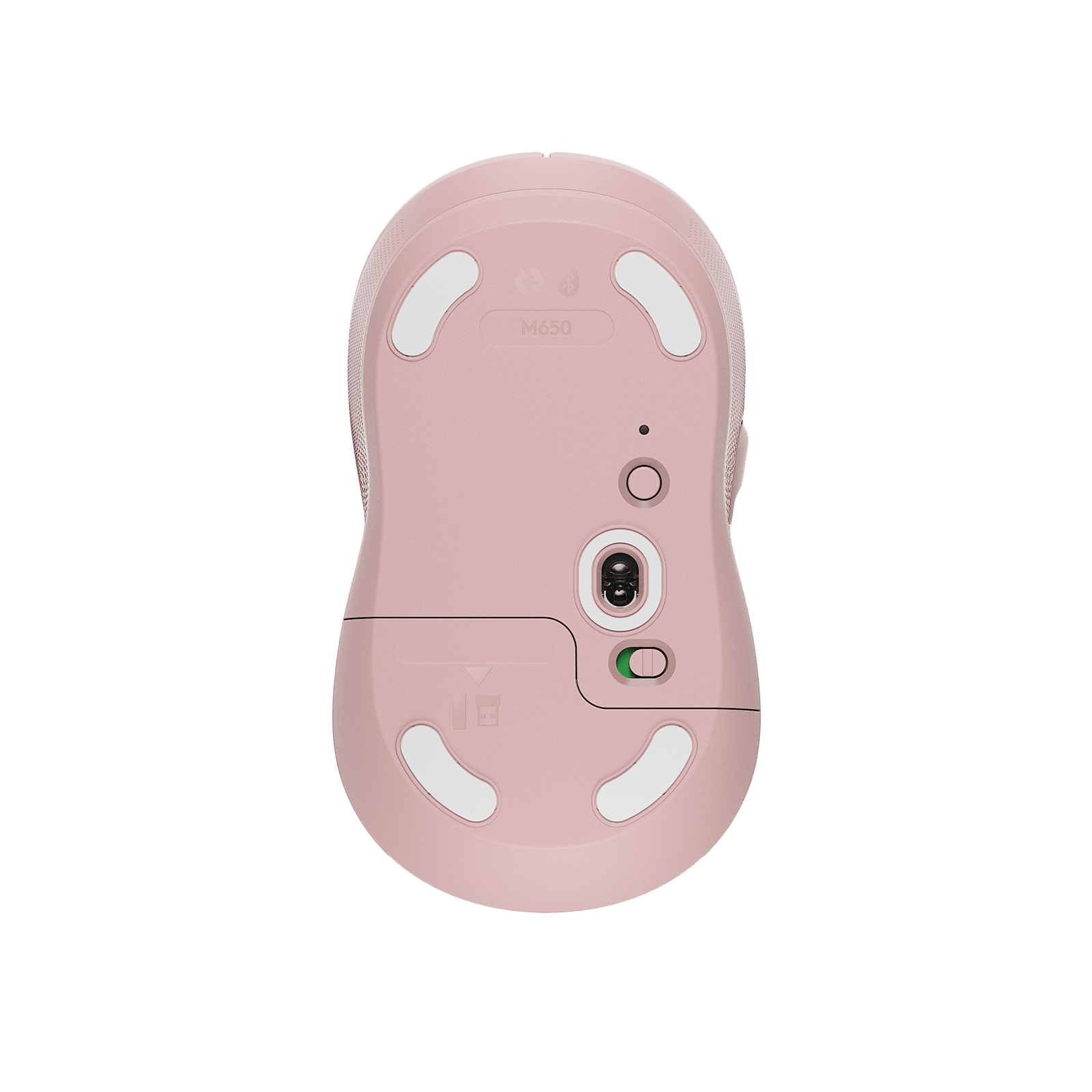 A large main feature product image of Logitech Signature M650 Wireless Mouse Rose