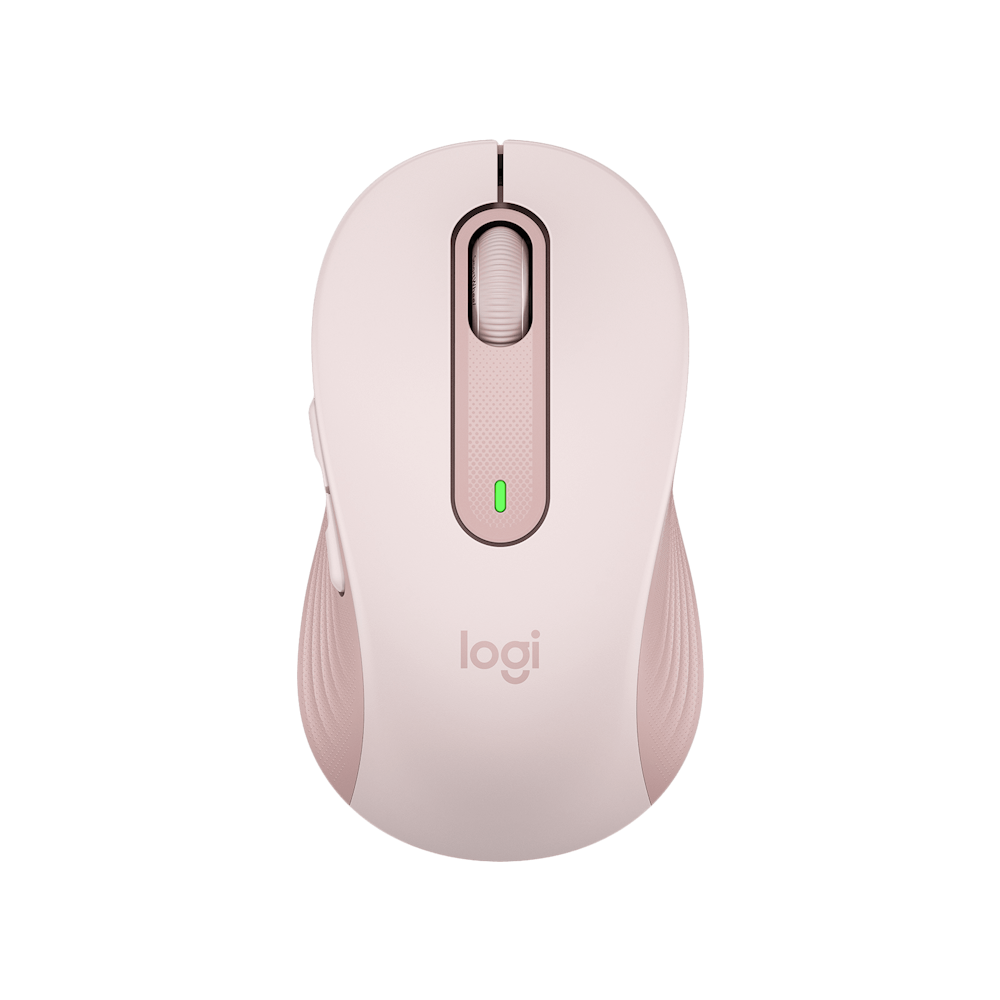 A large main feature product image of Logitech Signature M650 Wireless Mouse Rose