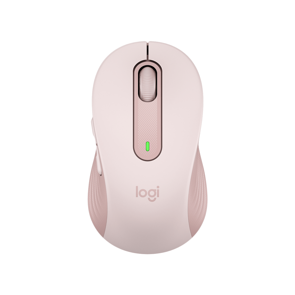 A large main feature product image of Logitech Signature M650 Wireless Mouse Rose