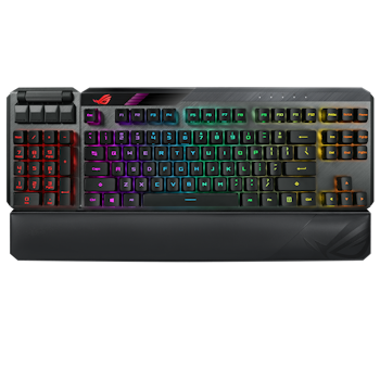Product image of ASUS ROG Claymore TKL 80%/100% Wireless Mechanical Gaming Keyboard - ROG RX Blue - Click for product page of ASUS ROG Claymore TKL 80%/100% Wireless Mechanical Gaming Keyboard - ROG RX Blue