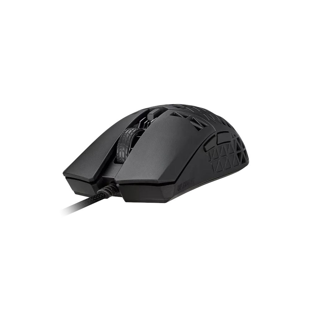 A large main feature product image of ASUS TUF Gaming M4 Air Gaming Mouse
