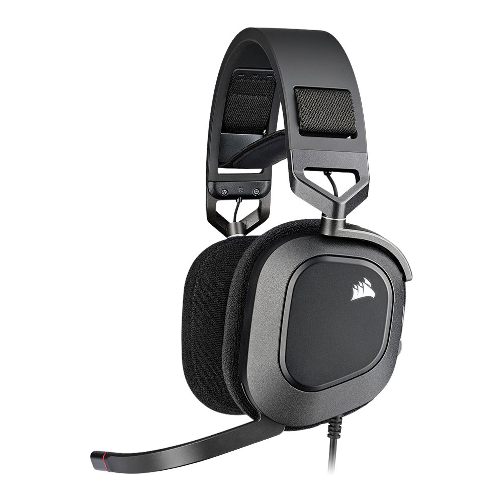 Corsair HS80 RGB USB Wired Gaming Headset — Carbon