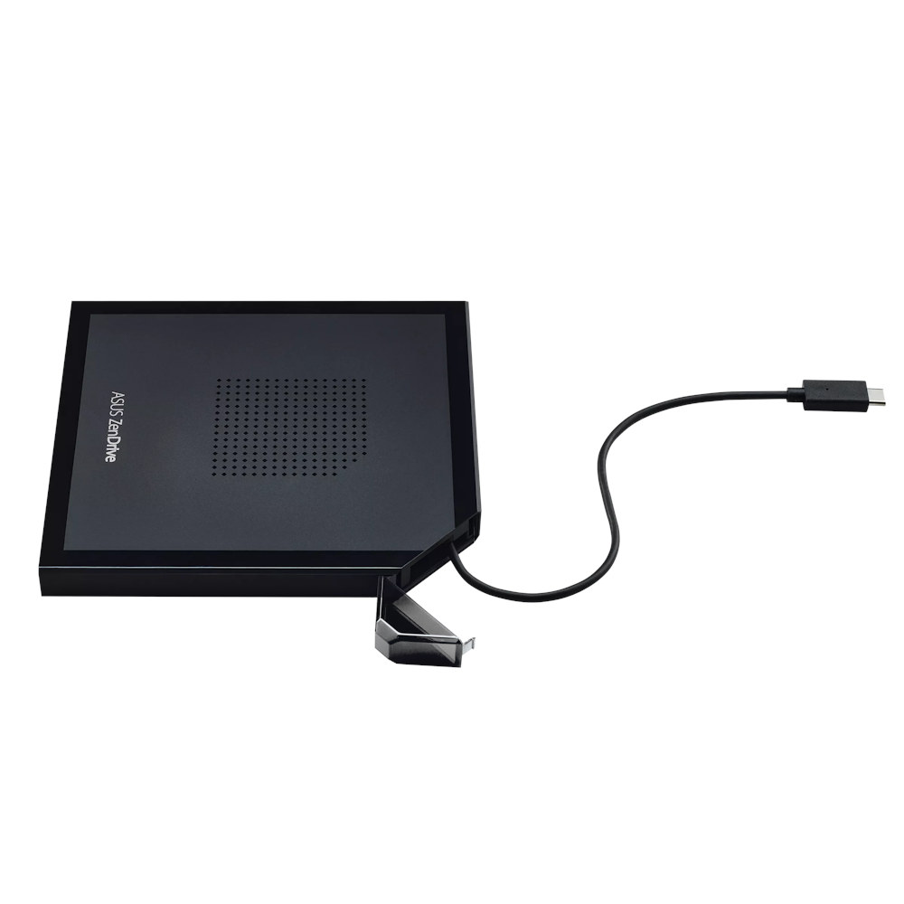 A large main feature product image of ASUS ZenDrive V1M External USB-C DVD Writer
