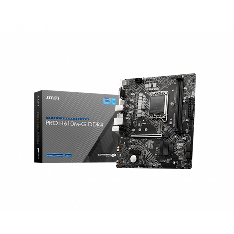 MSI PRO H610M-G DDR4 LGA1700 mATX Desktop Motherboard