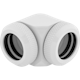 A small tile product image of Corsair Hydro X Series XF Hardline 90° 14mm OD Fitting Twin Pack — White