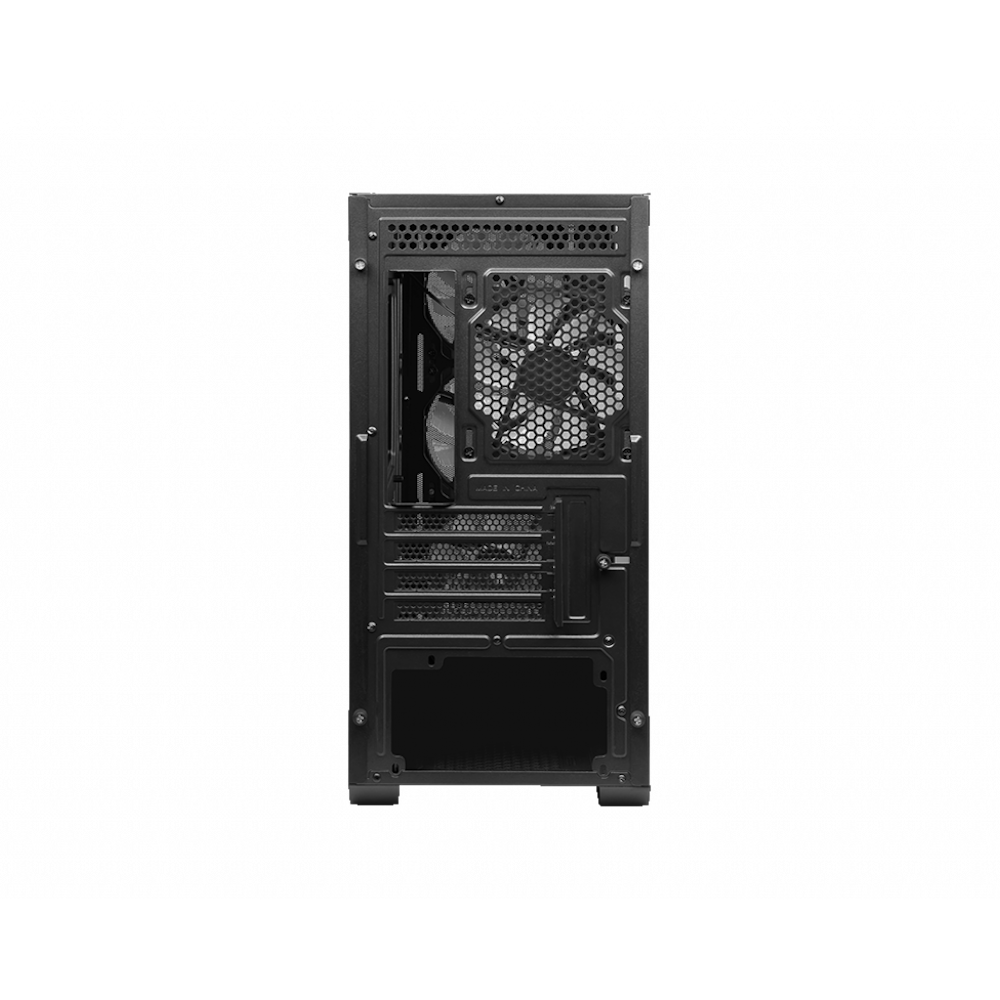 A large main feature product image of MSI MAG Forge M100R Micro Tower Case - Black