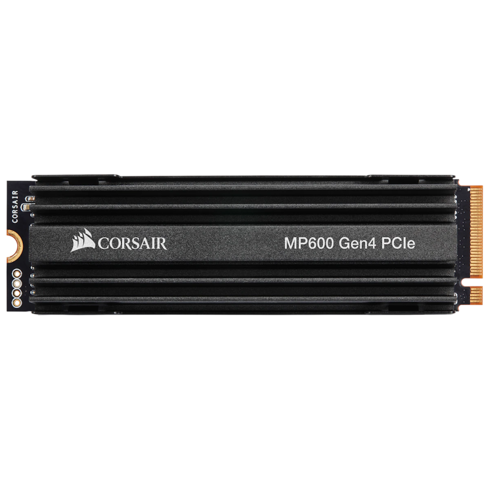 A large main feature product image of Corsair MP600 Force PCIe Gen4 NVMe M.2 SSD - 2TB