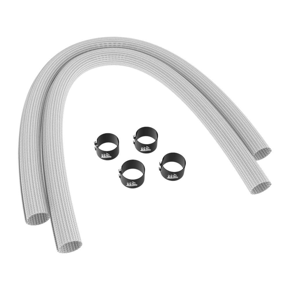 Corsair Sleeving Kit for AIO CPU Coolers — 380mm — White