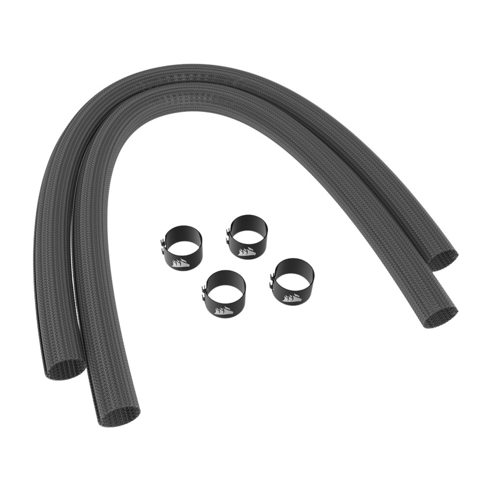 Corsair Sleeving Kit for AIO CPU Coolers — 450mm — Gray