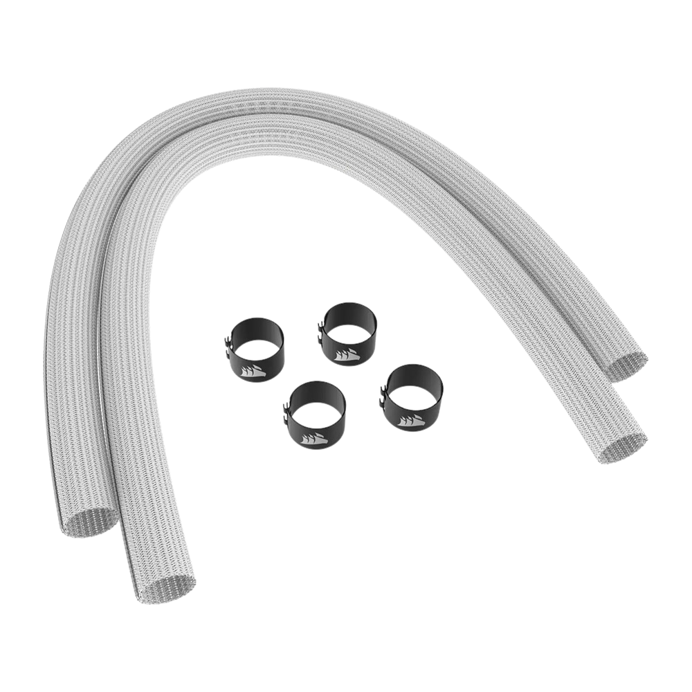 Corsair Sleeving Kit for AIO CPU Coolers — 450mm — White
