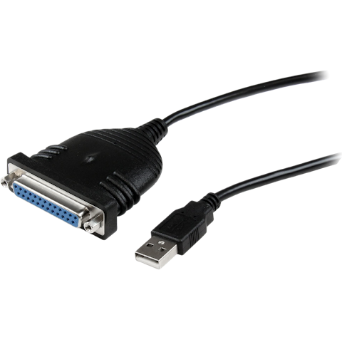Startech 6 ft USB to DB25 Parallel Printer Adapter Cable - M/F