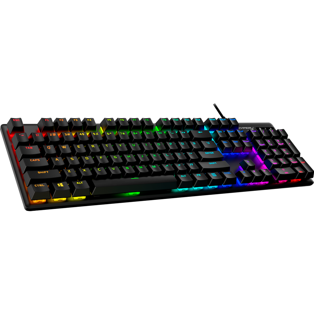 A large main feature product image of HyperX PBT Keycaps - Full Set (Black)