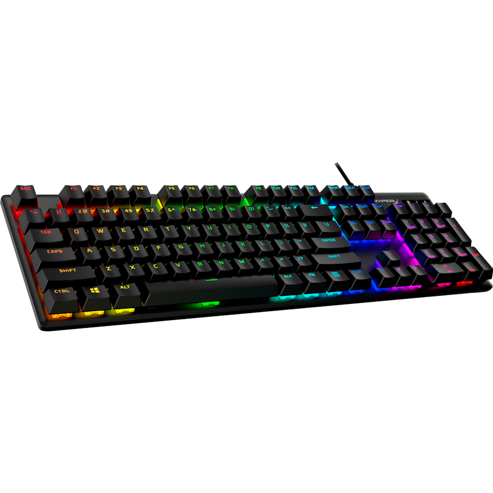 A large main feature product image of HyperX PBT Keycaps - Full Set (Black)