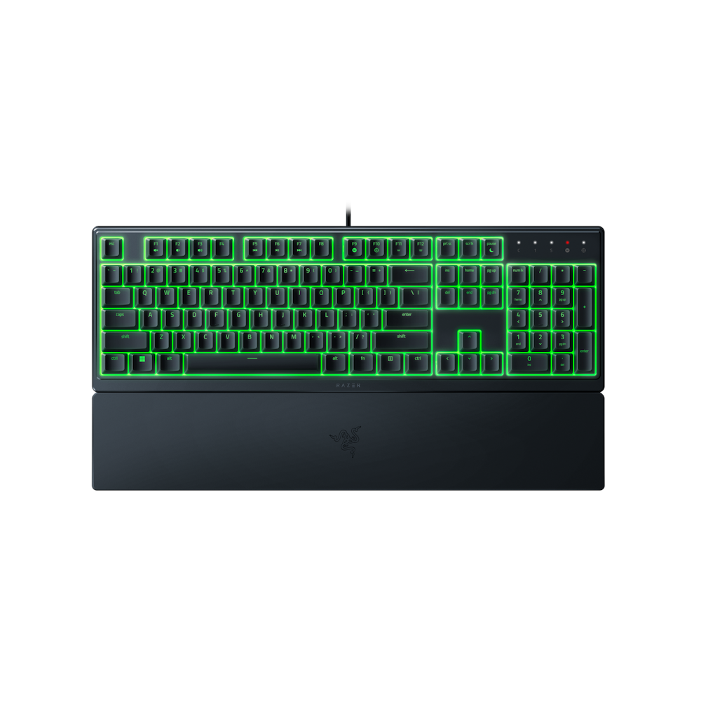A large main feature product image of Razer Ornata V3 X - Low Profile Gaming Keyboard