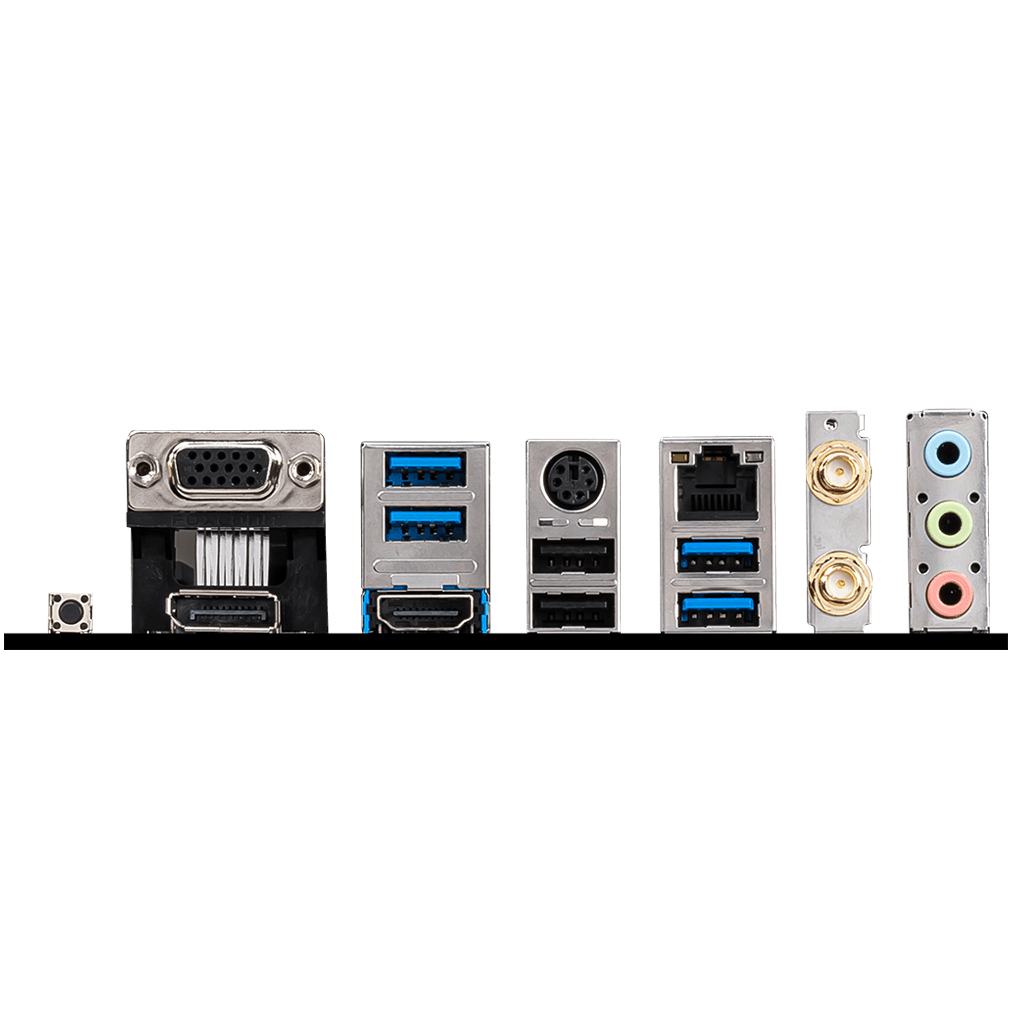 A large main feature product image of MSI B550M PRO-VDH WiFi AM4 mATX Desktop Motherboard