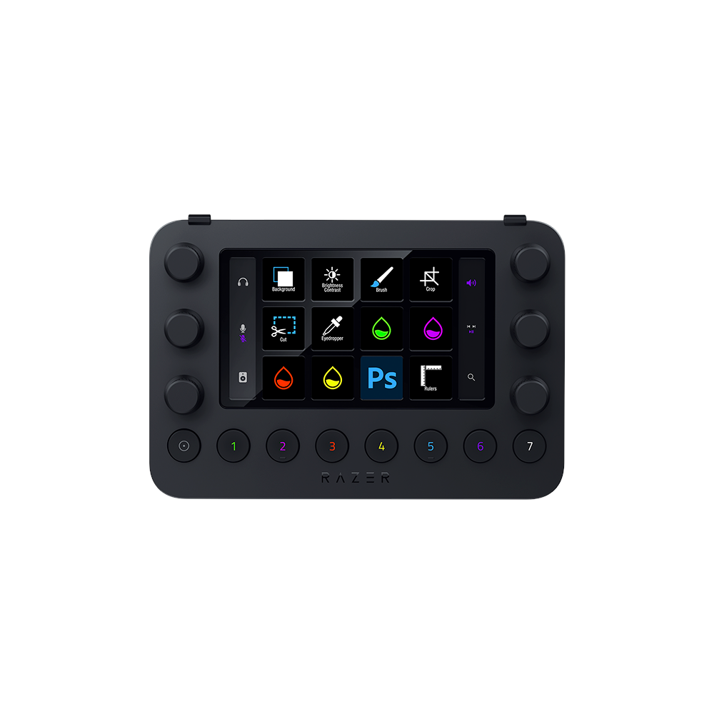 A large main feature product image of Razer Stream Controller - All-in-one Keypad for Streaming