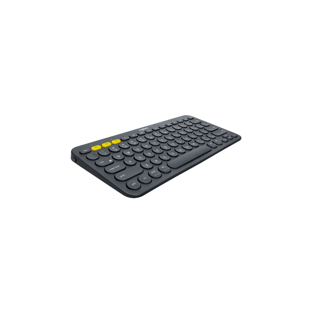A large main feature product image of Logitech K380 Multi-Device Bluetooth Keyboard - Black
