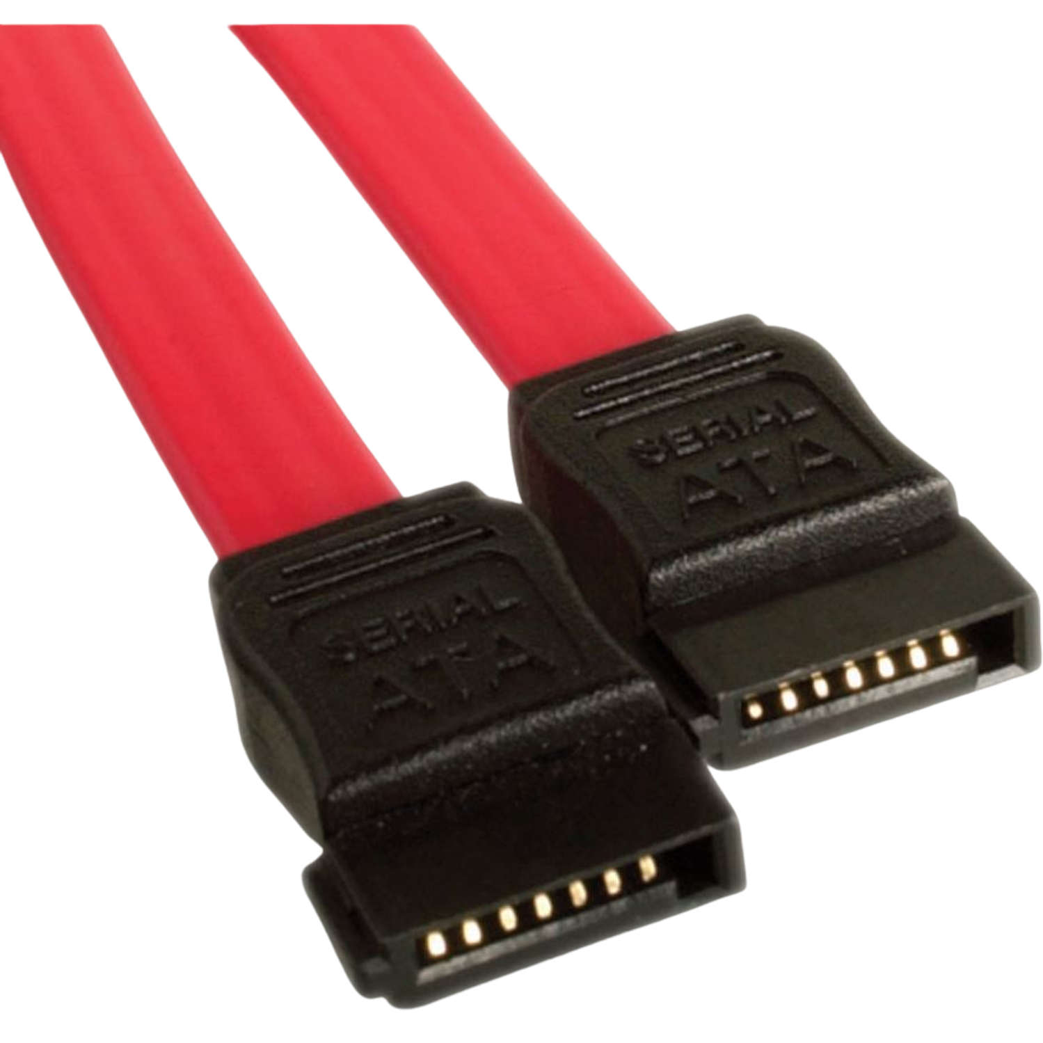 A large main feature product image of Astrotek Serial ATA SATA 2.0 Data Cable 50cm 7 pins to 7 pins Straight - Red