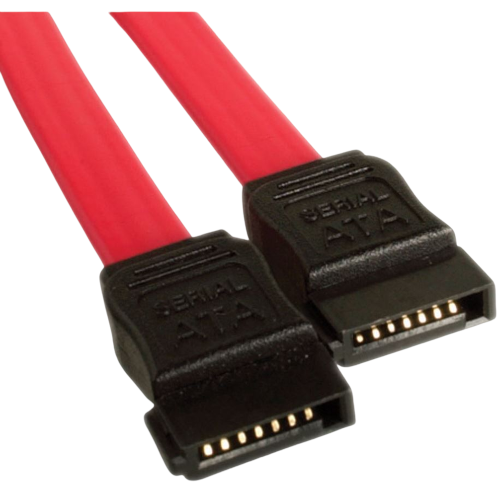 Astrotek Serial ATA SATA 2.0 Data Cable 50cm 7 pins to 7 pins Straight - Red