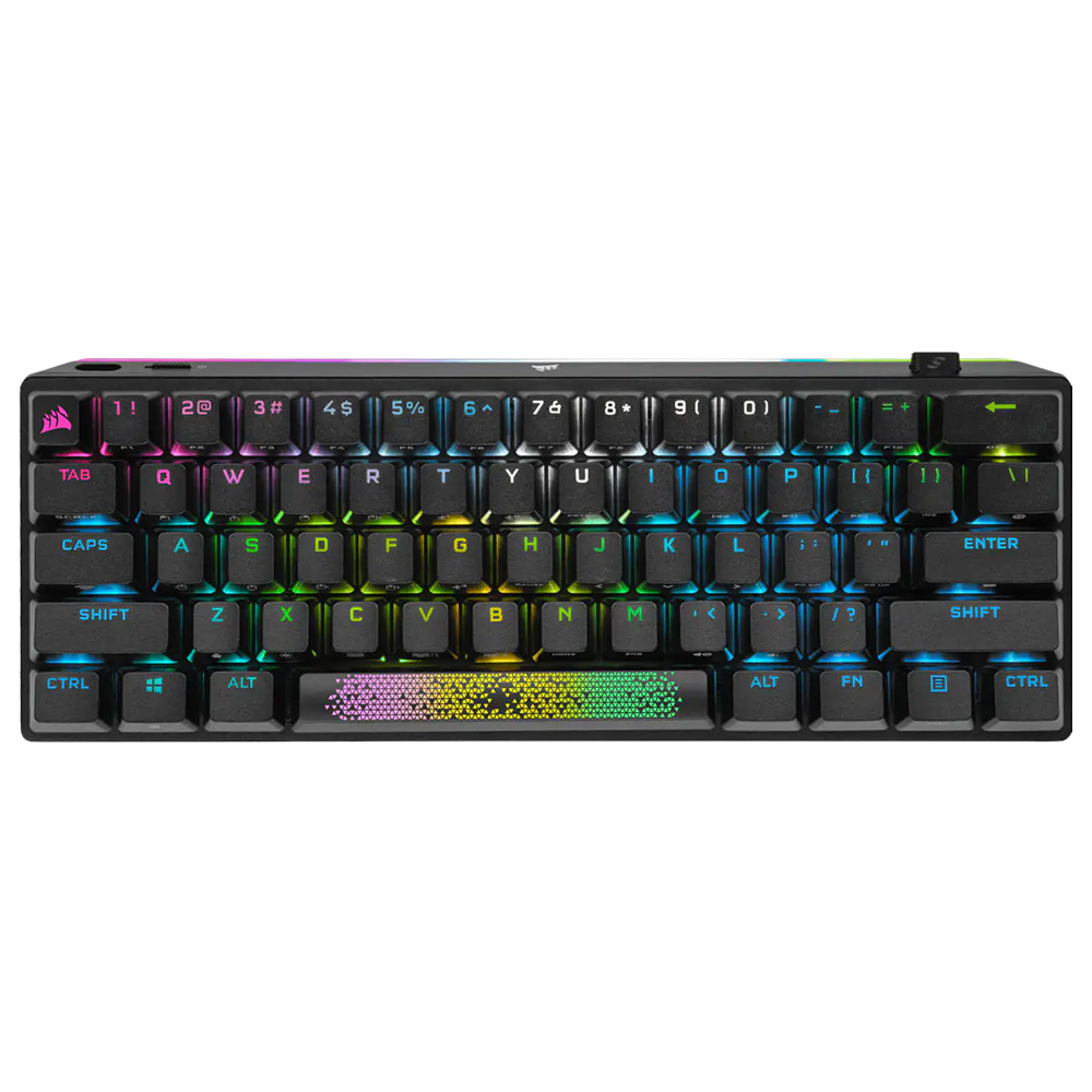 Corsair K70 PRO MINI WIRELESS 60% Mechanical CHERRY MX Speed Switch Keyboard with RGB Backlighting - Black