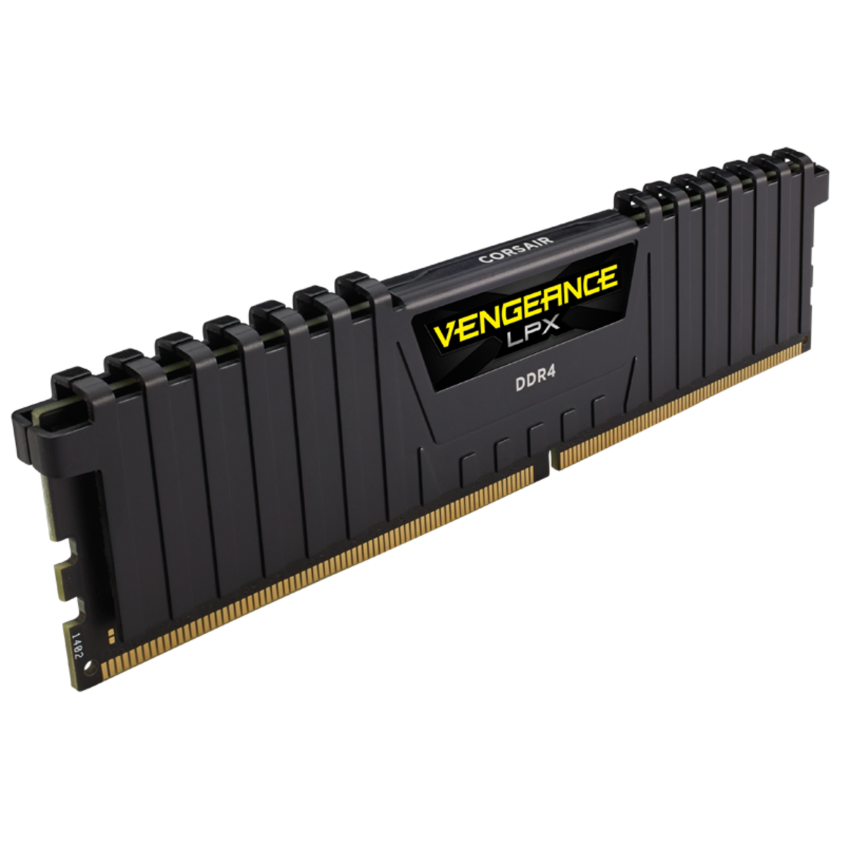 A large main feature product image of Corsair 16GB Single (1x16GB) DDR4 Vengeance LPX C16 2666MHz - Black