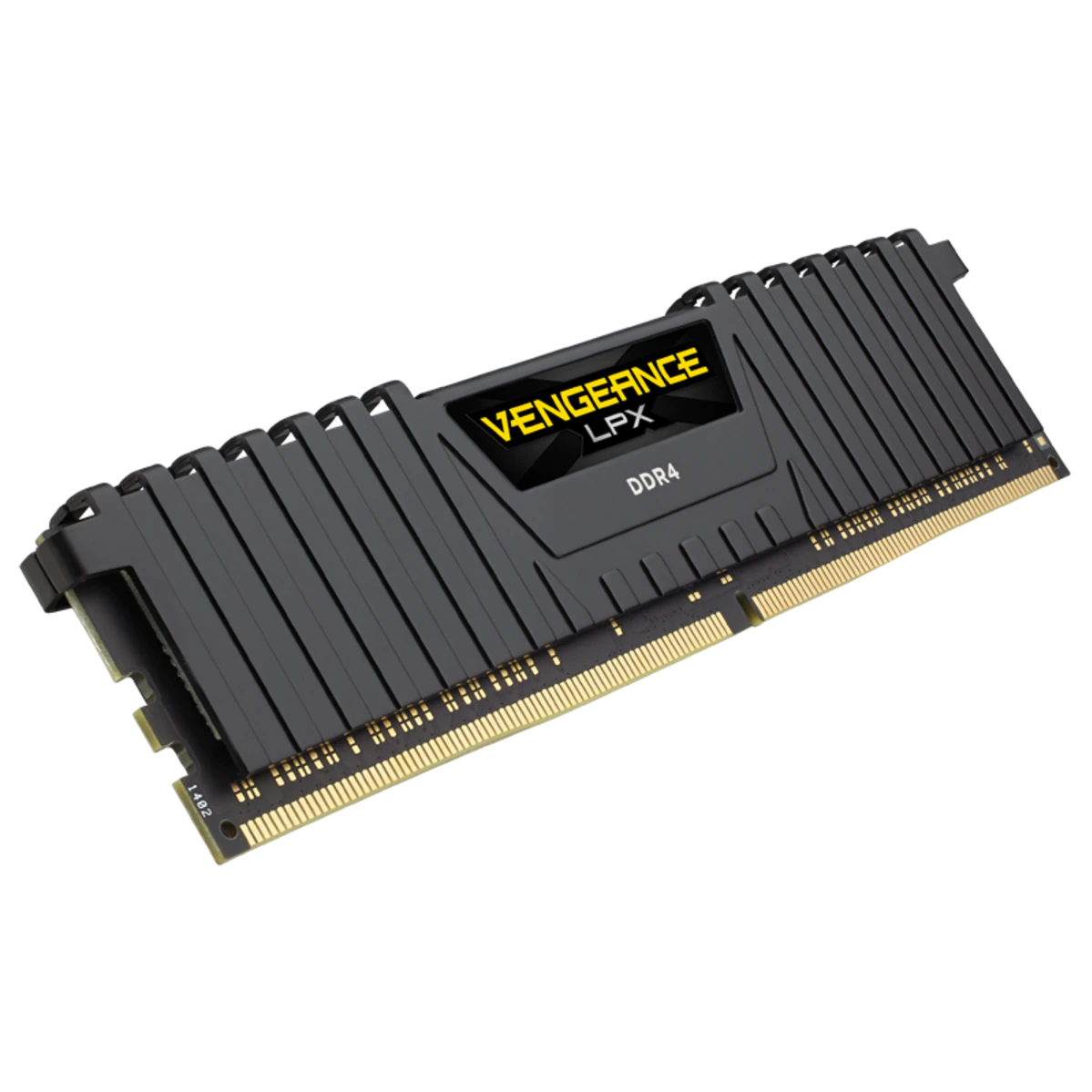 A large main feature product image of Corsair 16GB Single (1x16GB) DDR4 Vengeance LPX C16 2666MHz - Black