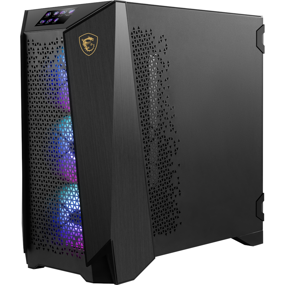 A large main feature product image of MSI MEG Prospect 700R Mid Tower Case - Black