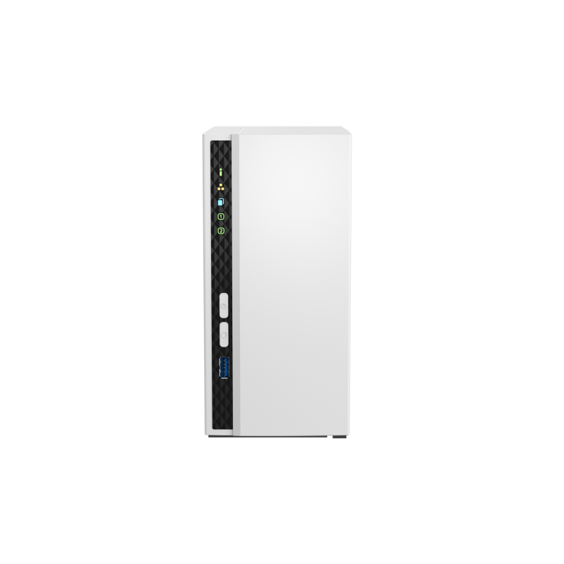 A large main feature product image of QNAP TS-233 2-Bay NAS (2.0GHz ARM 4-Core, 2GB RAM, 1GbE)