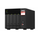 A product image of QNAP TS-473A-8G 4 Bay NAS with AMD R-Series Quad-core 2.1GHz, and Four 1GbE Ports