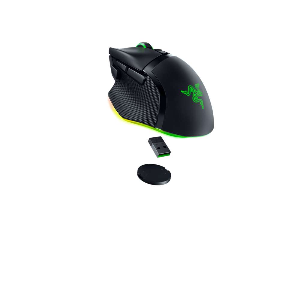A large main feature product image of Razer Basilisk V3 Pro - Ergonomic Wireless Gaming Mouse (Black)