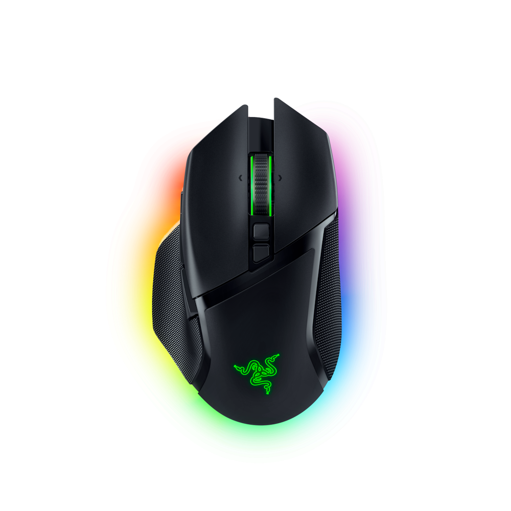 A large main feature product image of Razer Basilisk V3 Pro - Ergonomic Wireless Gaming Mouse (Black)