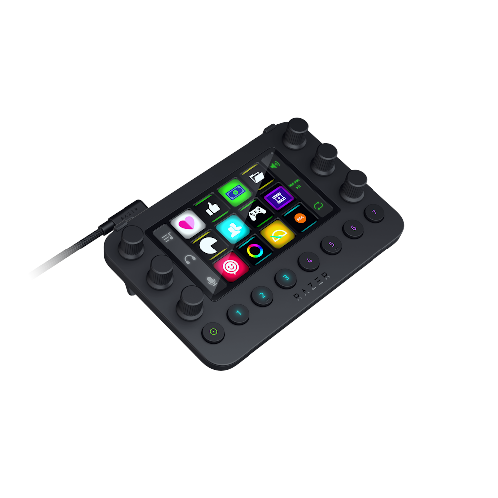 A large main feature product image of Razer Stream Controller - All-in-one Keypad for Streaming