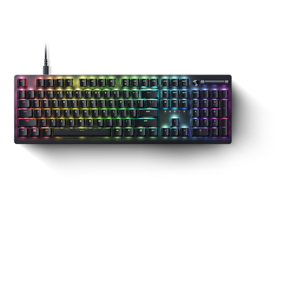 A large main feature product image of Razer DeathStalker V2 - Low Profile Optical Gaming Keyboard (Red Switch)