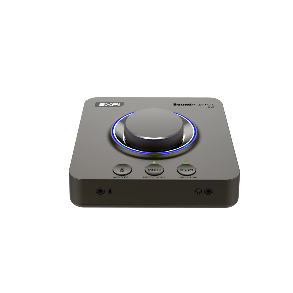 A large main feature product image of Creative Sound Blaster X4 External DAC Sound Card