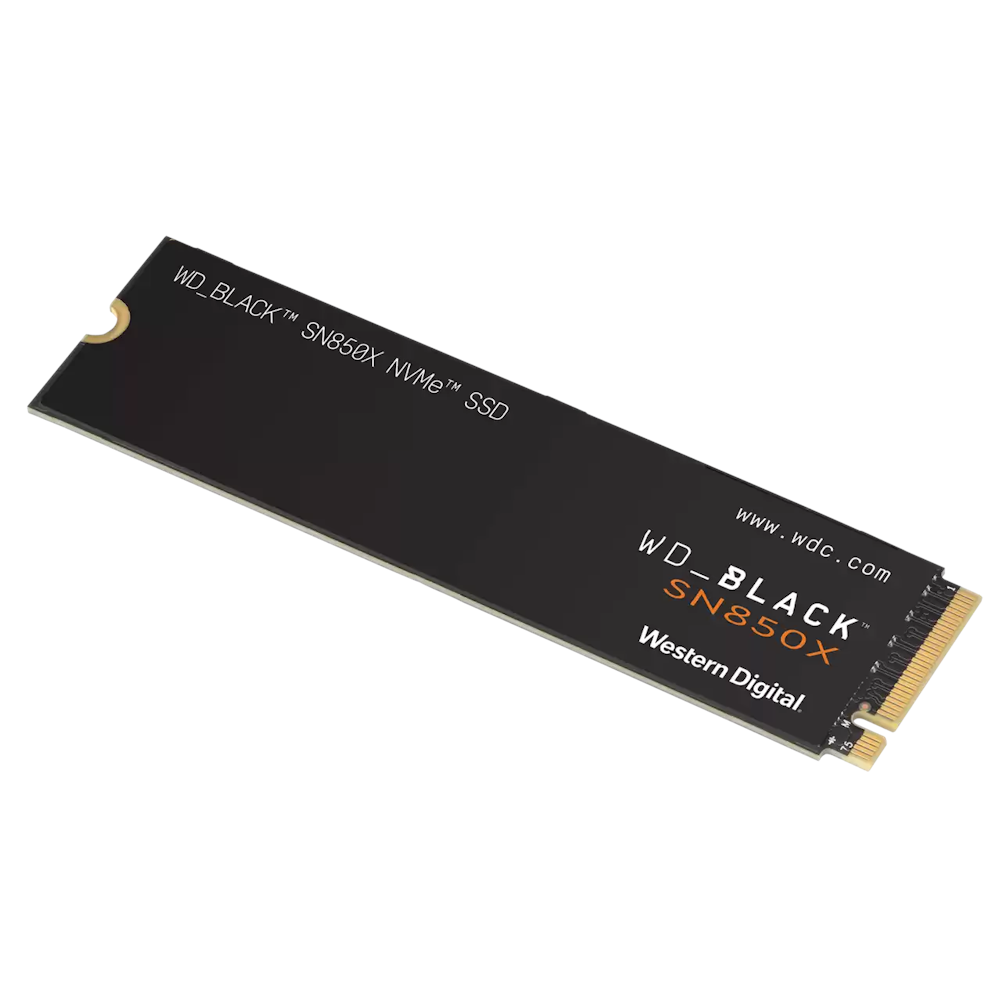 A large main feature product image of WD_BLACK SN850x PCIe Gen4 NVMe M.2 SSD - 1TB