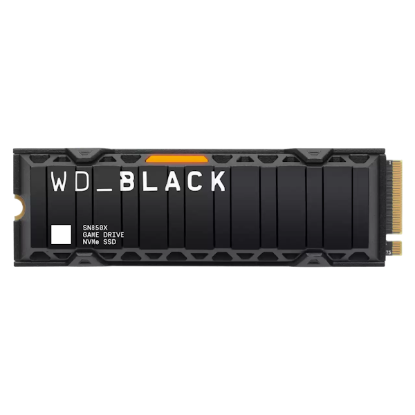 WD_BLACK SN850x w/ Heatsink PCIe Gen4 NVMe M.2 SSD - 2TB | PLE
