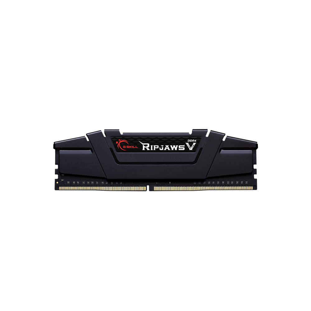 A large main feature product image of G.Skill 32GB Kit (2x16GB) DDR4 Ripjaws V C18 3600MHz - Black